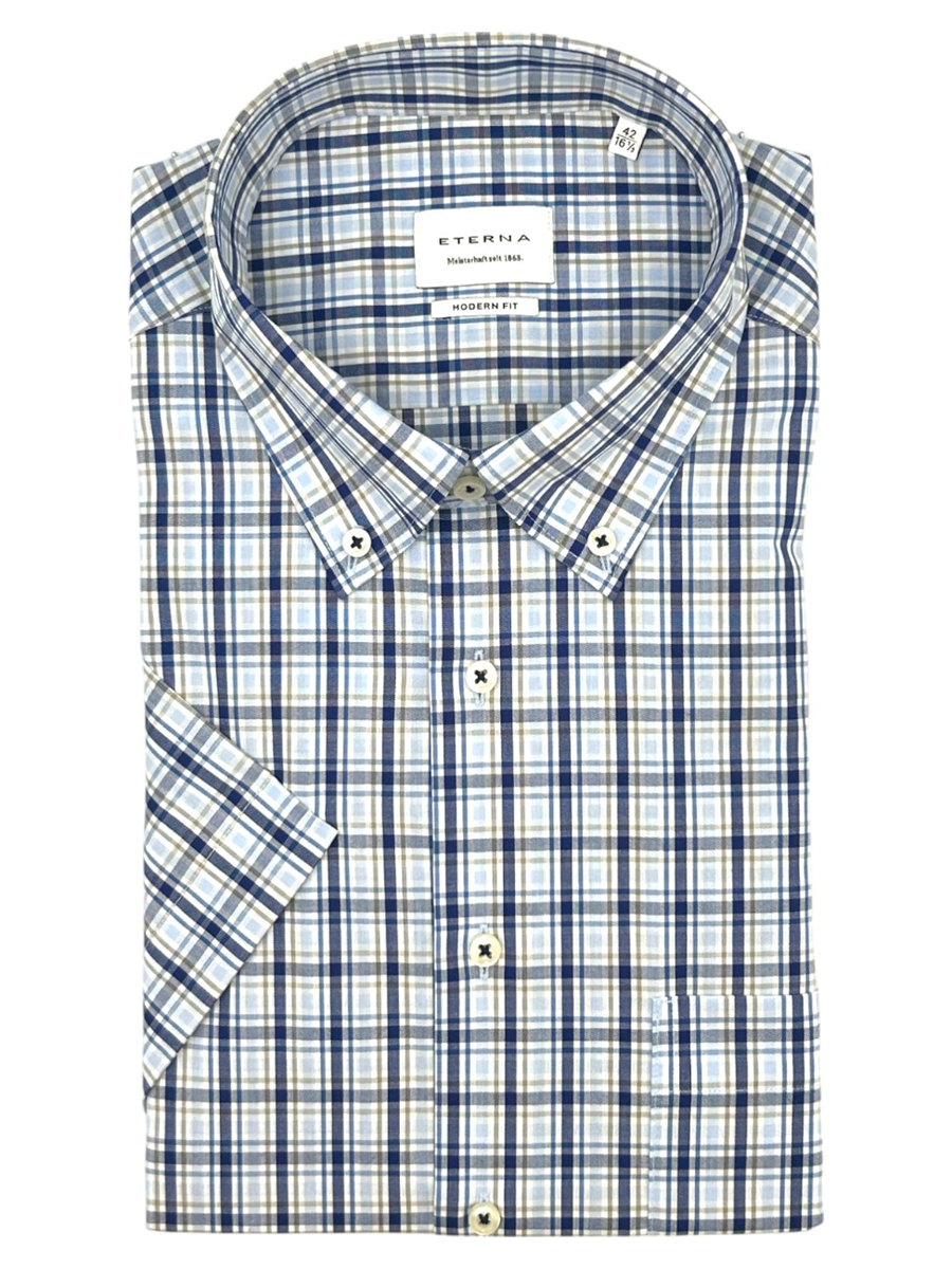 Eterna Modern fit Kortærmet skjorte